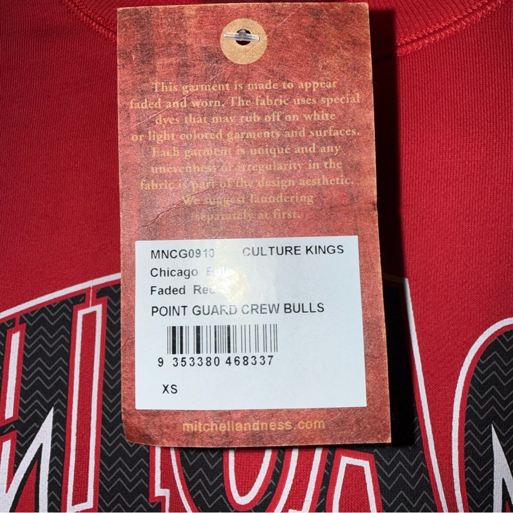 🆕 Mitchell & Ness Point Guard High Crew Neck Sweatshirt - Picture 7 of 11